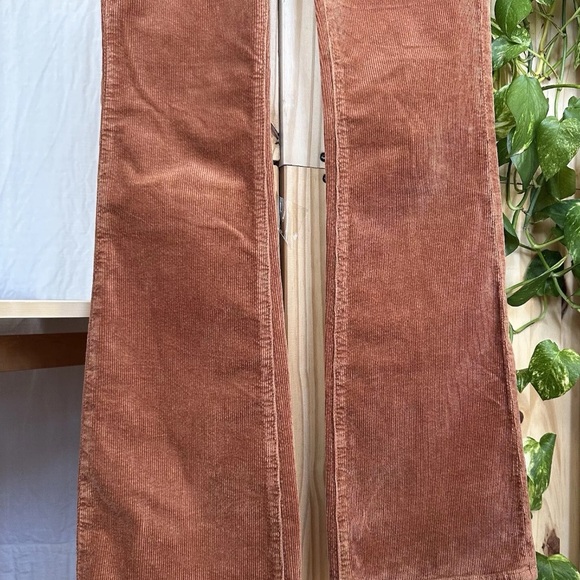 Pilcro Rust Boot Cut Corduroy Flare Leg   Pants size 27 - Picture 14 of 15